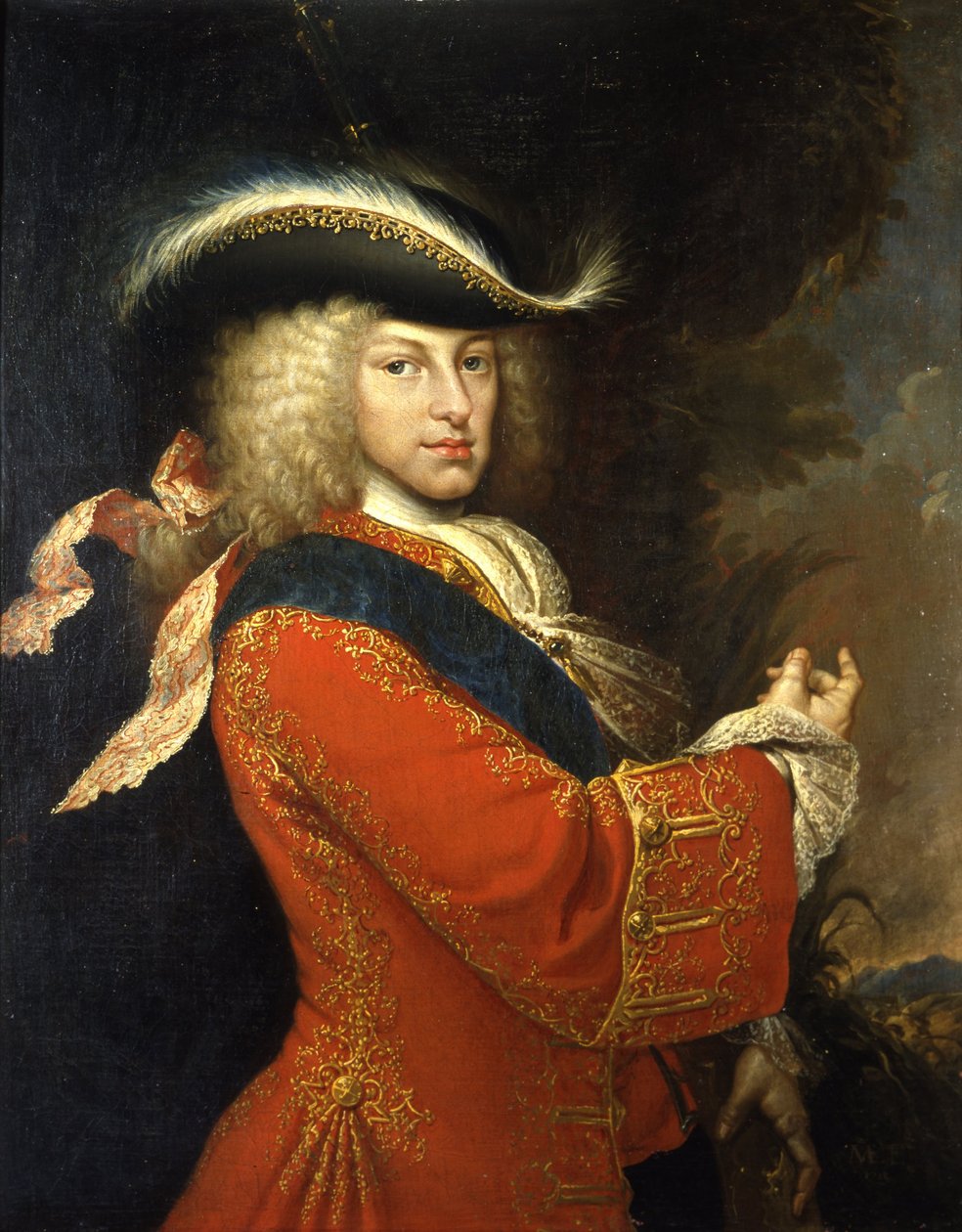 Philip V, španělský král, v loveckém obleku od Miguel Jacinto Meléndez