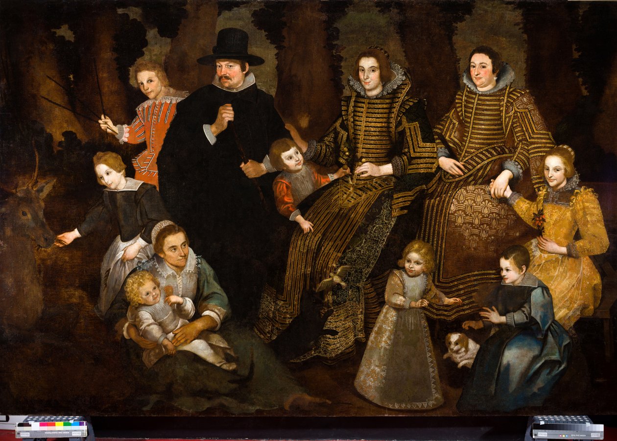 Roccan perheen muotokuva od Miguel (c.1612 47) (attr.to) Manrique