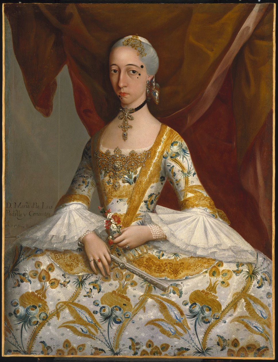 Doña María de la Luz Padilla y (Gómez de) Cervantes od Miguel Cabrera