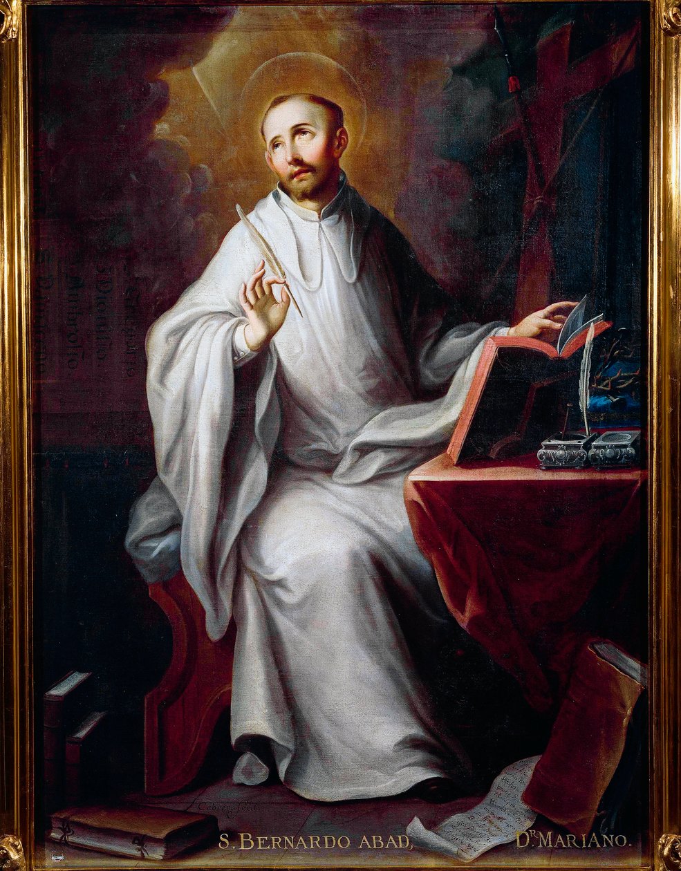 Zastoupení svatého Bernarda z Clairvaux (1090-1153) od Miguel Cabrera