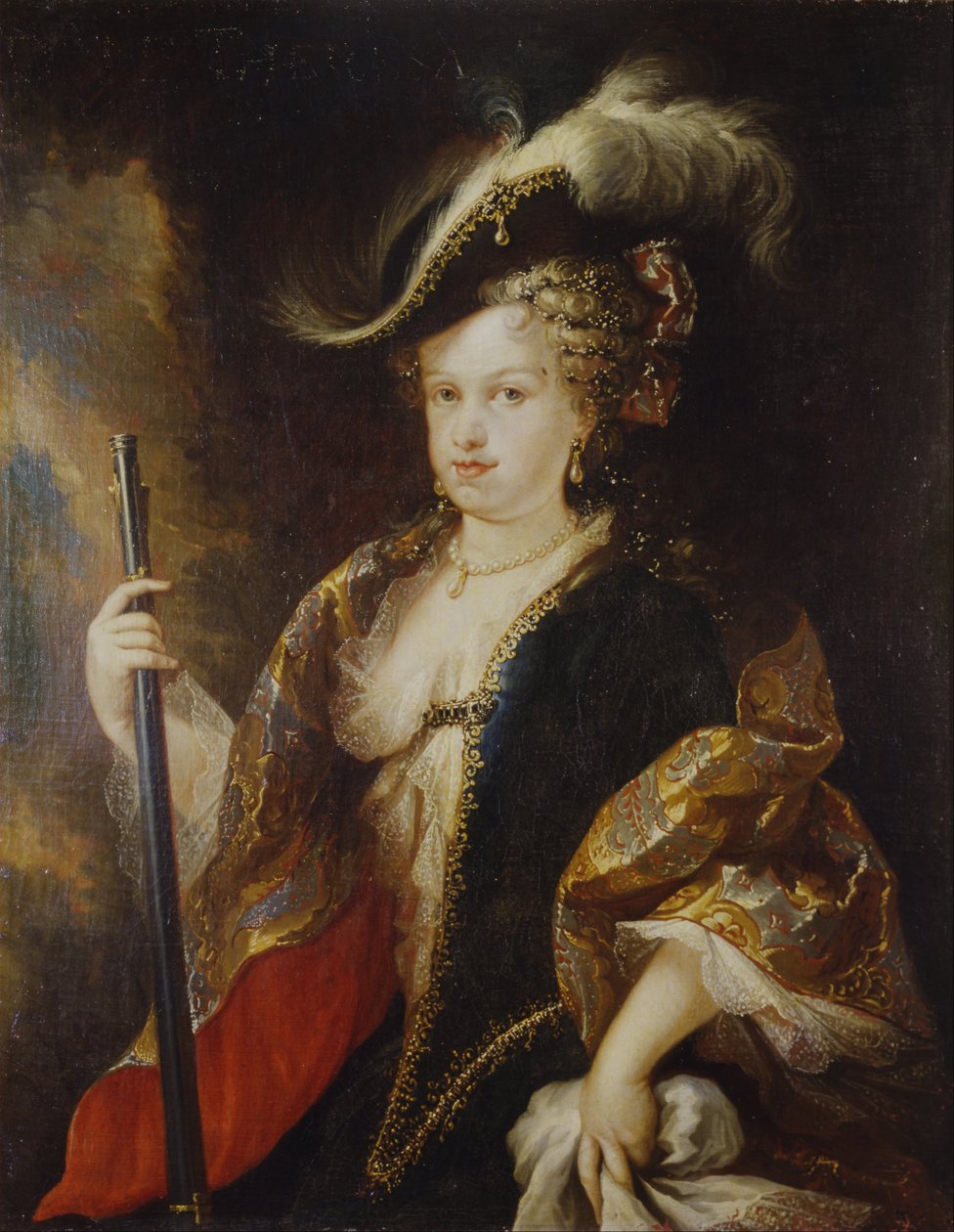 Marie Luisa Gabriela Savojská od Miguel Jacinto Meléndez