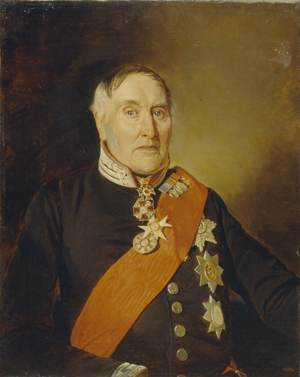 Portrét baroneta Sir James Wylie 1768-1854 od Mihaly von Zichy