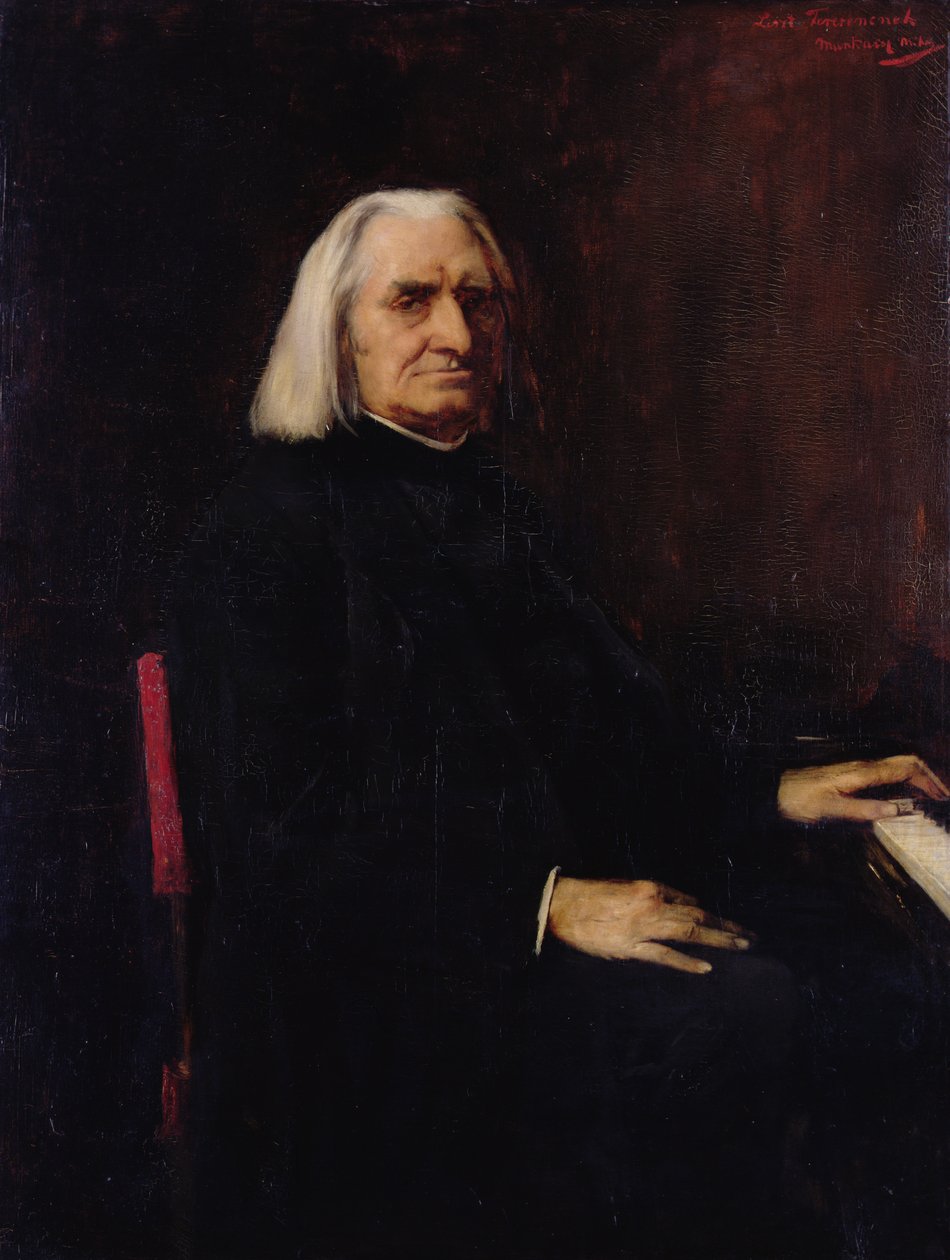 Portrét Franze Liszta (1811-86) 1886 od Mihály Munkácsy