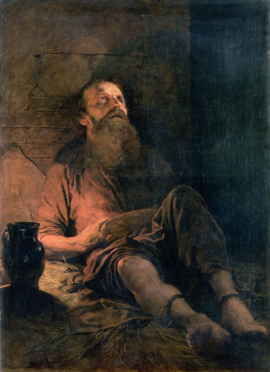 Ve vězení od Mihaly von Zichy