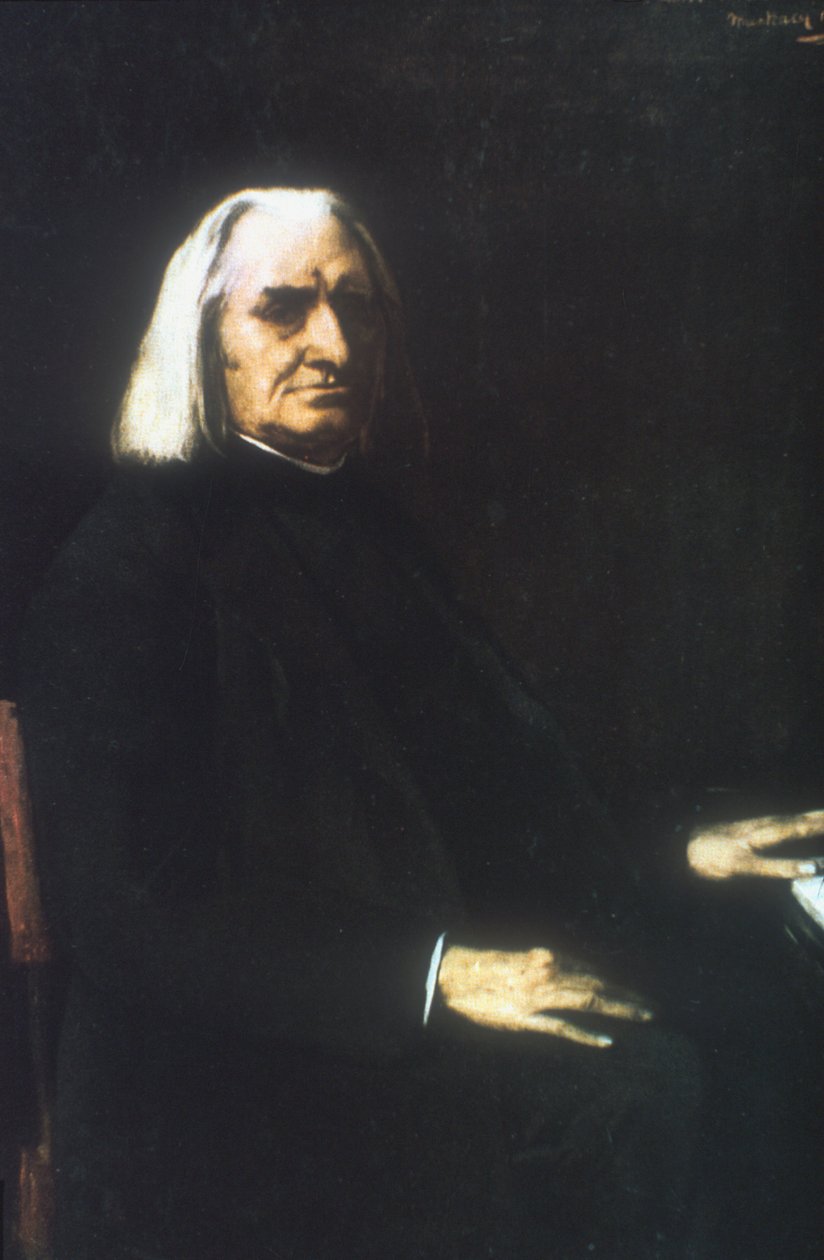 Franz Liszt, 1886 od Mihály Munkácsy