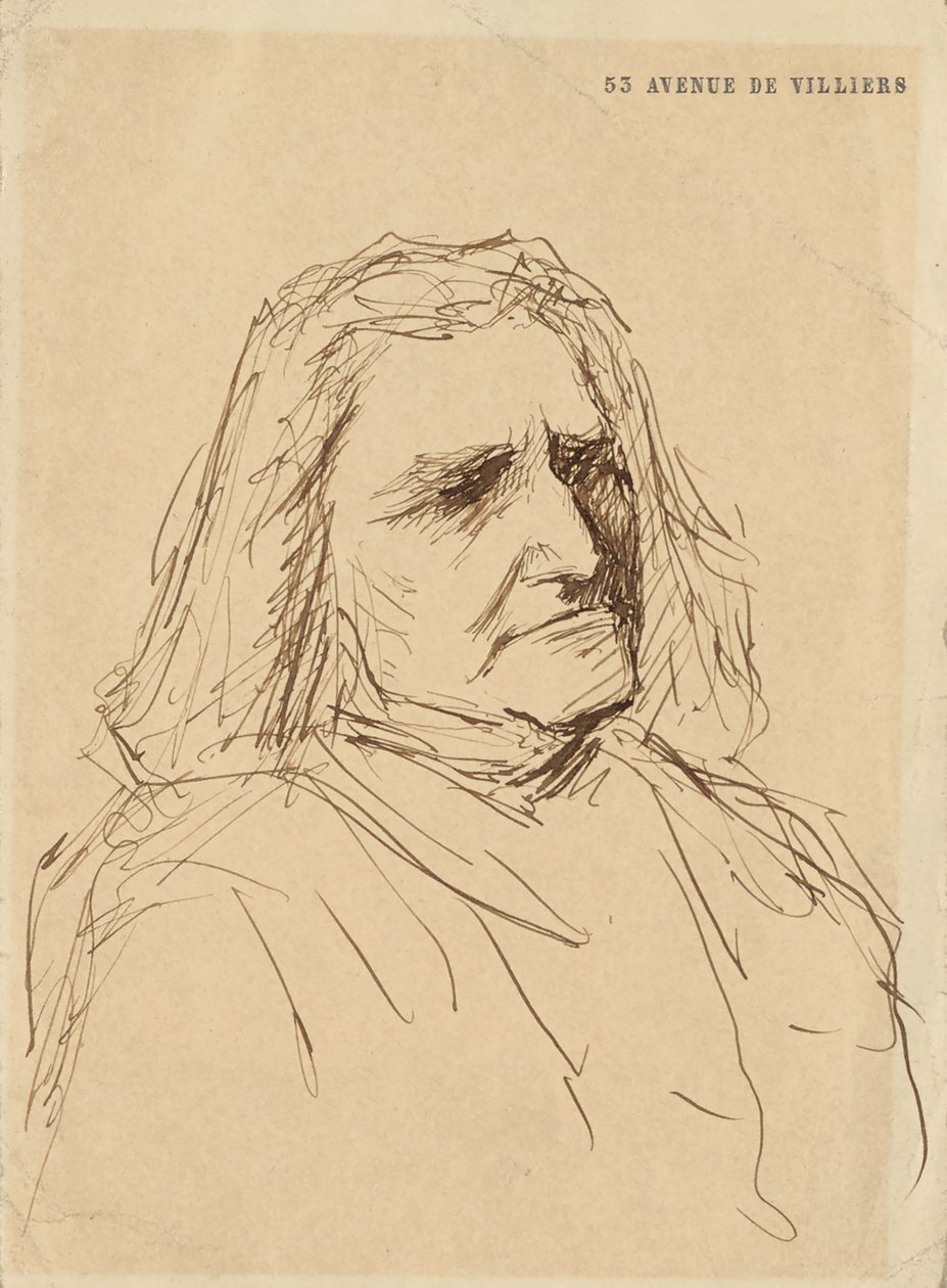 Portrét Franze Liszta 1811-1886, 80. léta 19. století. od Mihály Munkácsy