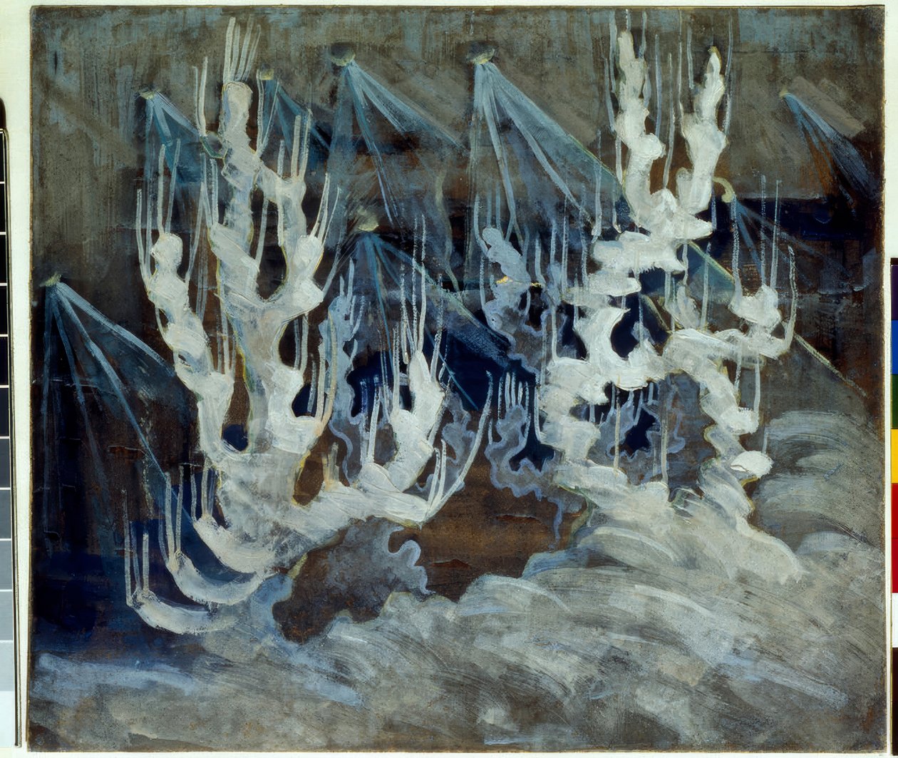 Zima (II) od Mikalojus Ciurlionis