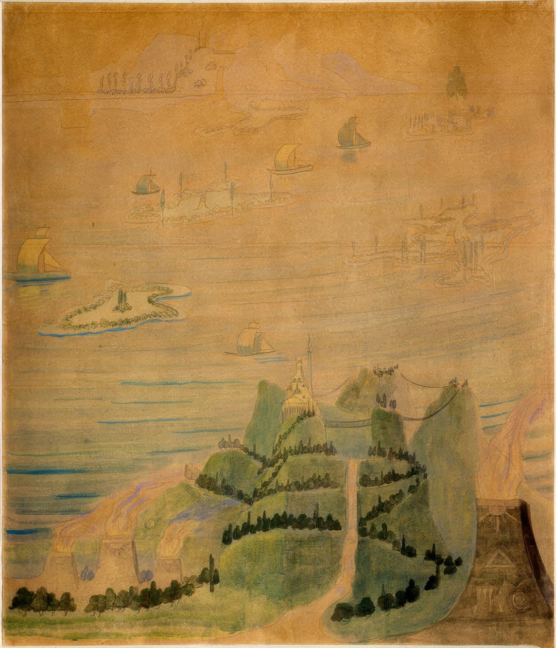 Allegro (Sonáty IV) od Mikalojus Konstantinas Čiurlionis