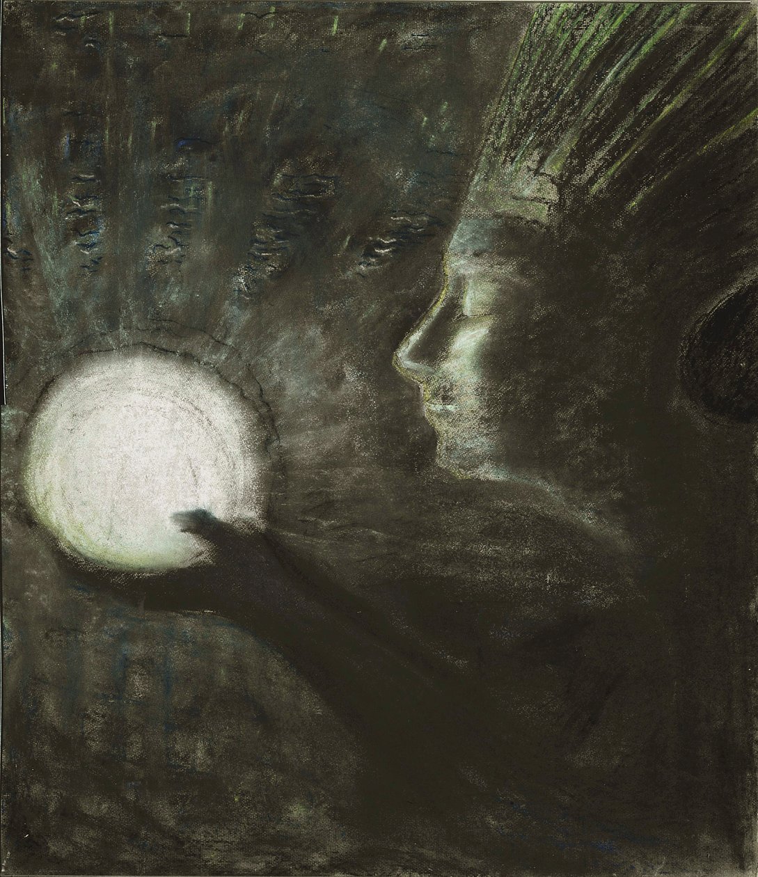 Přátelství par Ciurlionis, Mikalojus Konstantinas (1875-1911). Pastel na papíře, rozměr: 73,4x63,5 od Mikalojus Konstantinas Čiurlionis