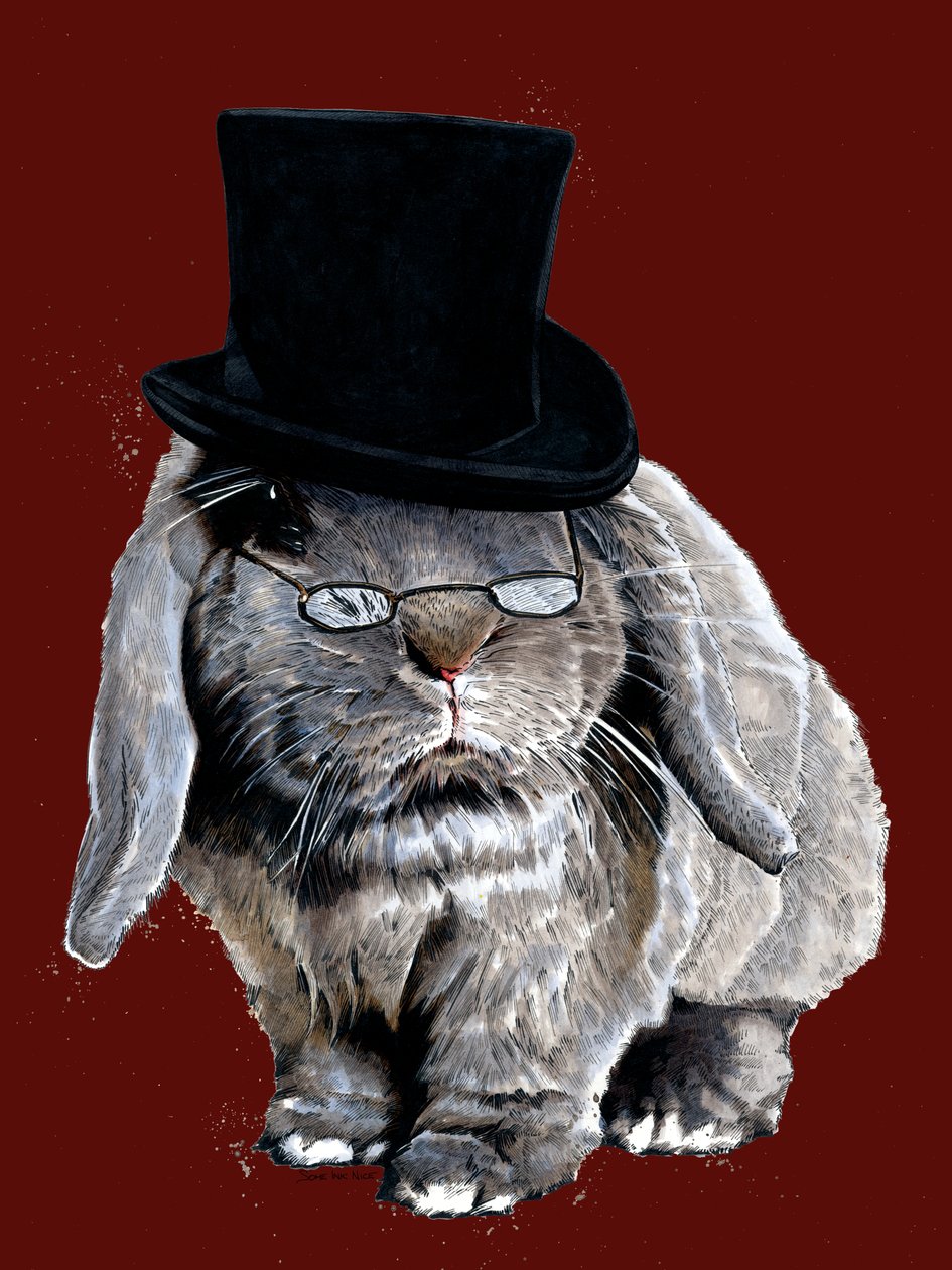 Humbug Bunny na Red Oxide, 2020 od Mike Davis
