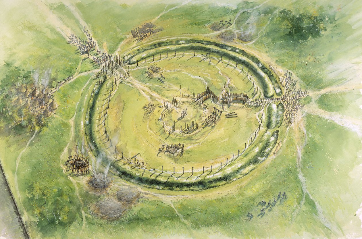 Stonehenge Fáze 2, c27. století před naším letopočtem, c1990-2010 od Mike Seaforth
