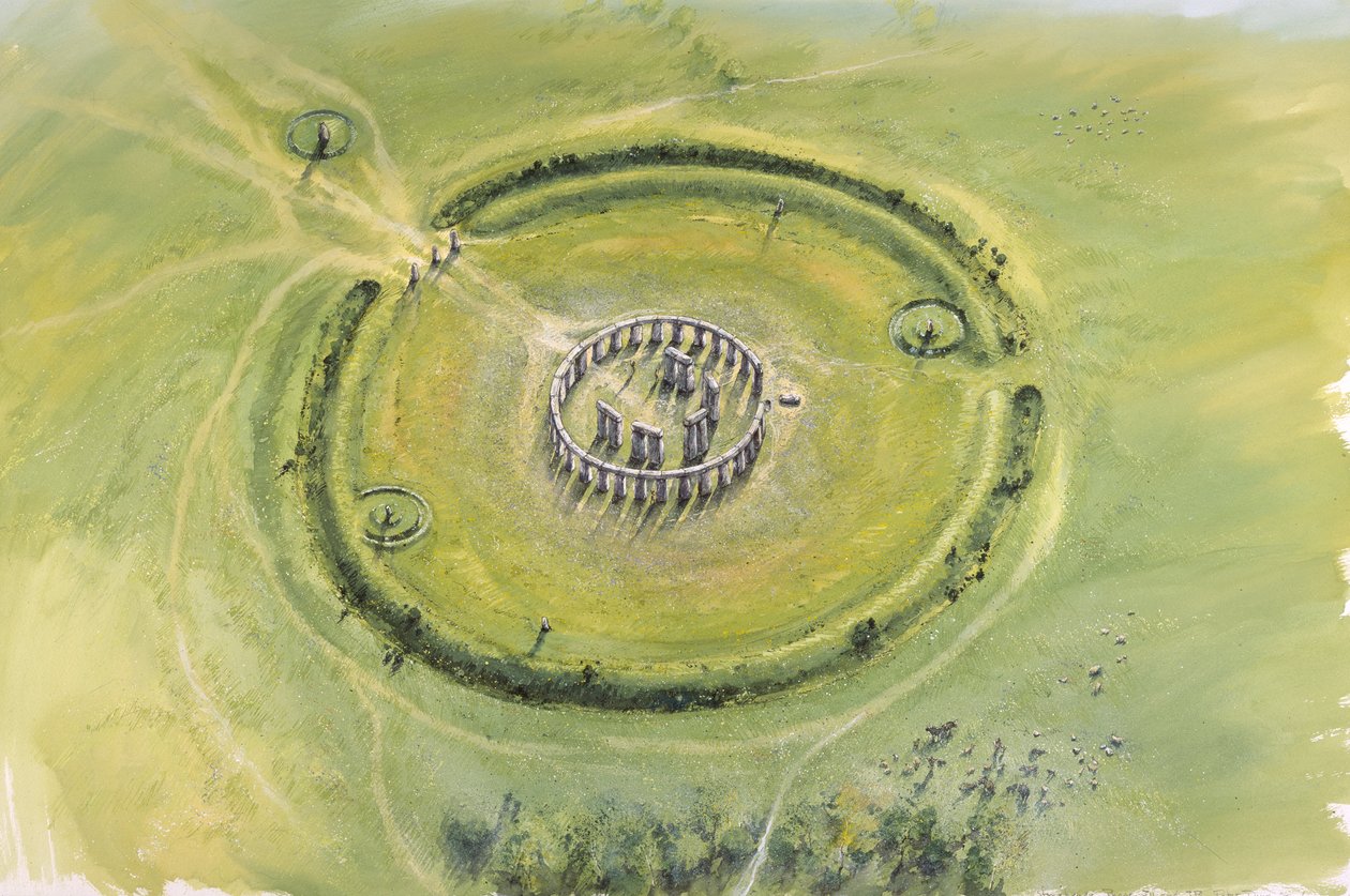 Stonehenge Fáze 3, c20. století před naším letopočtem, c1990-2010 od Mike Seaforth