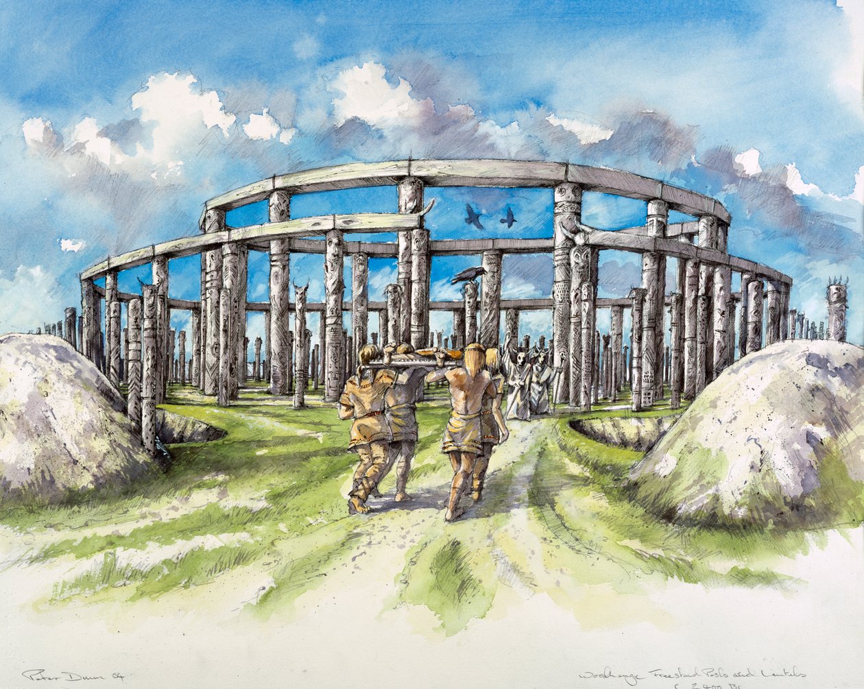 Woodhenge, c25. století před naším letopočtem, c1990-2010 od Mike Seaforth