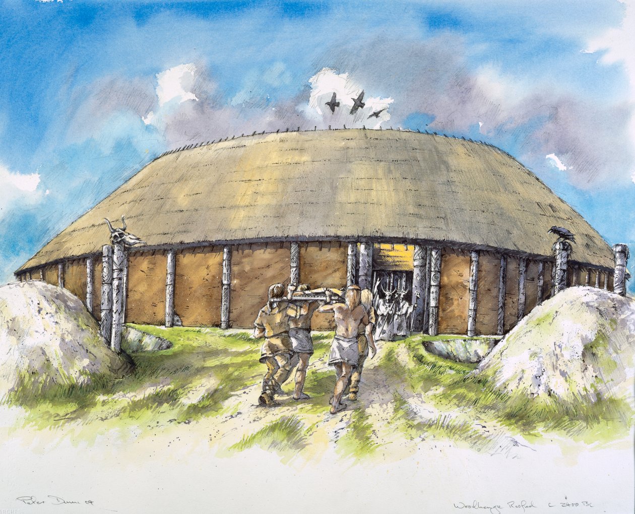 Woodhenge, c25. století před naším letopočtem, c1990-2010 od Mike Seaforth