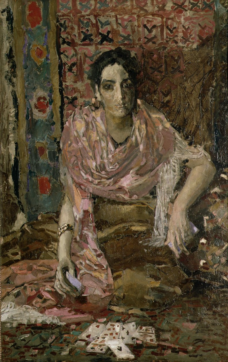 The Fortune Teller, 1895 od Mikhail Aleksandrovich Vrubel