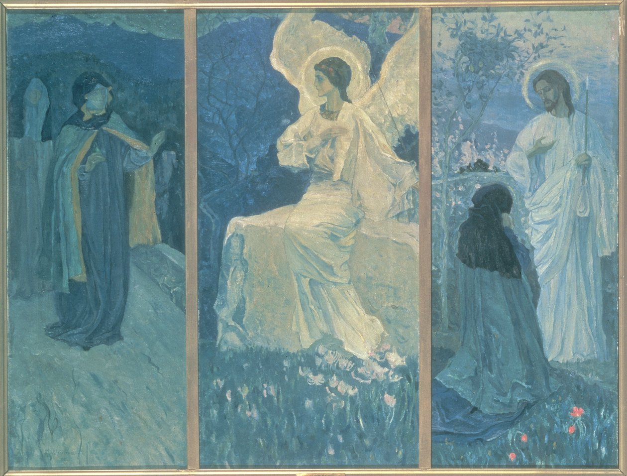 Triptych Vzkříšení, 1922 od Mikhail Vasilievich Nesterov