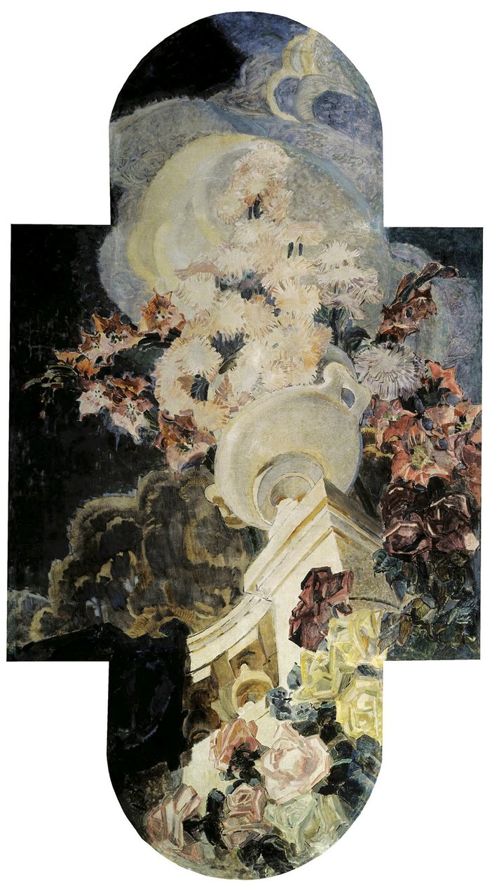 Chryzantémy, 1894. od Mikhail Aleksandrovich Vrubel