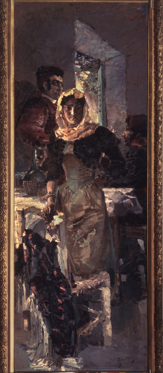 Španělsko (Španělsko) - obraz Michaila Alexandroviče Vrubela (Vrubel) (1856-1910), olej na plátně od Mikhail Aleksandrovich Vrubel