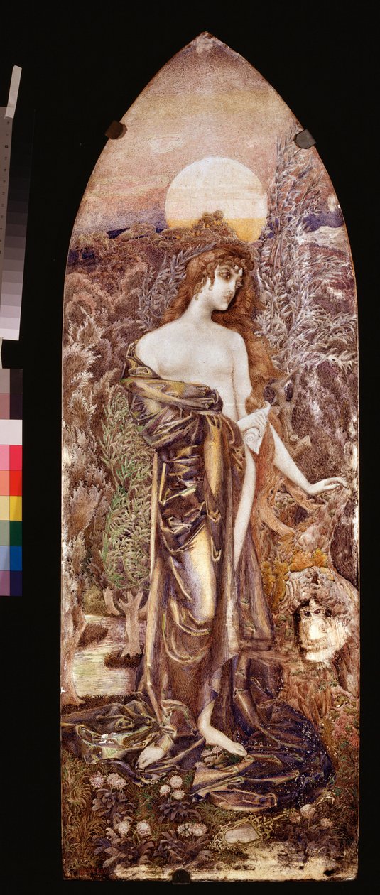 Filosofie (filosofie) - dílo Michaila Alexandroviče Vrubela (Vrubel) (1856-1910), akvarel od Mikhail Aleksandrovich Vrubel