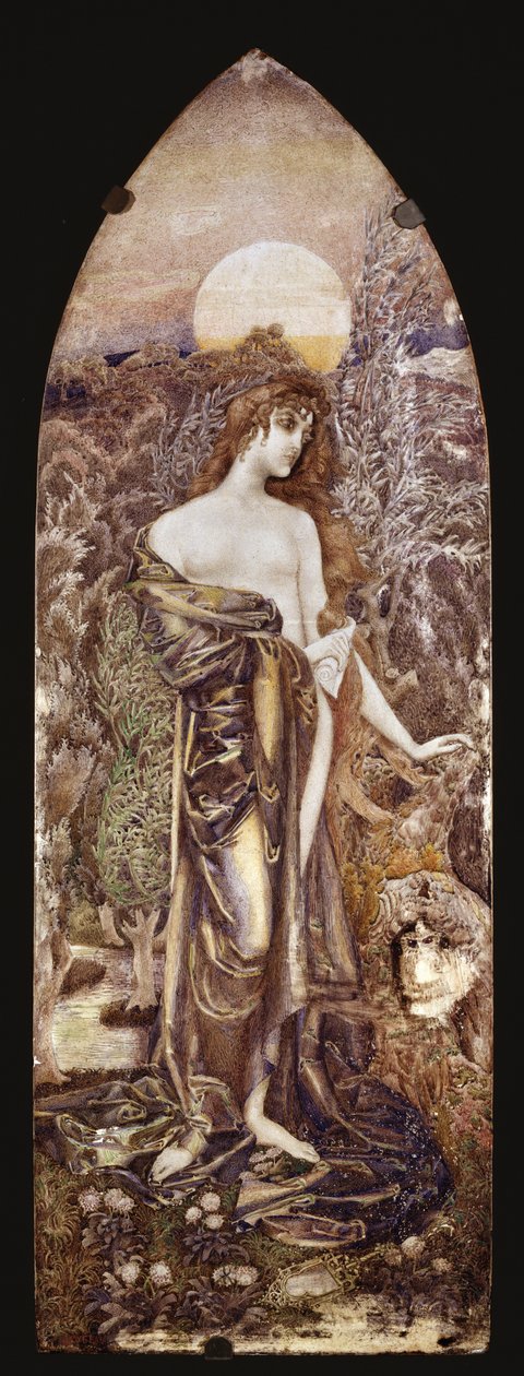 Filosofie, 1899 od Mikhail Aleksandrovich Vrubel