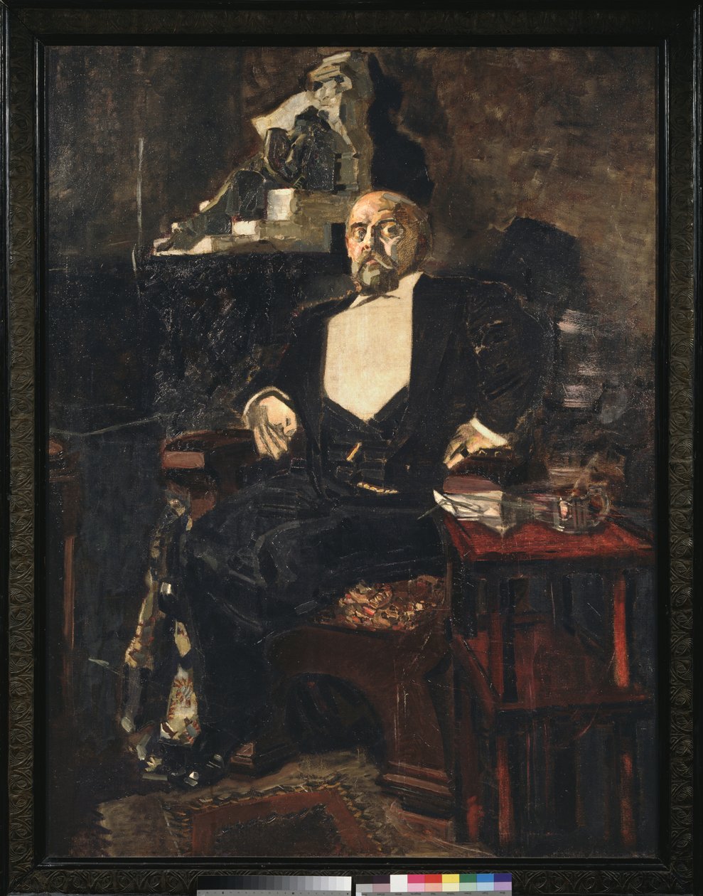 Portrét Savvy Manontova, 1897 od Mikhail Aleksandrovich Vrubel