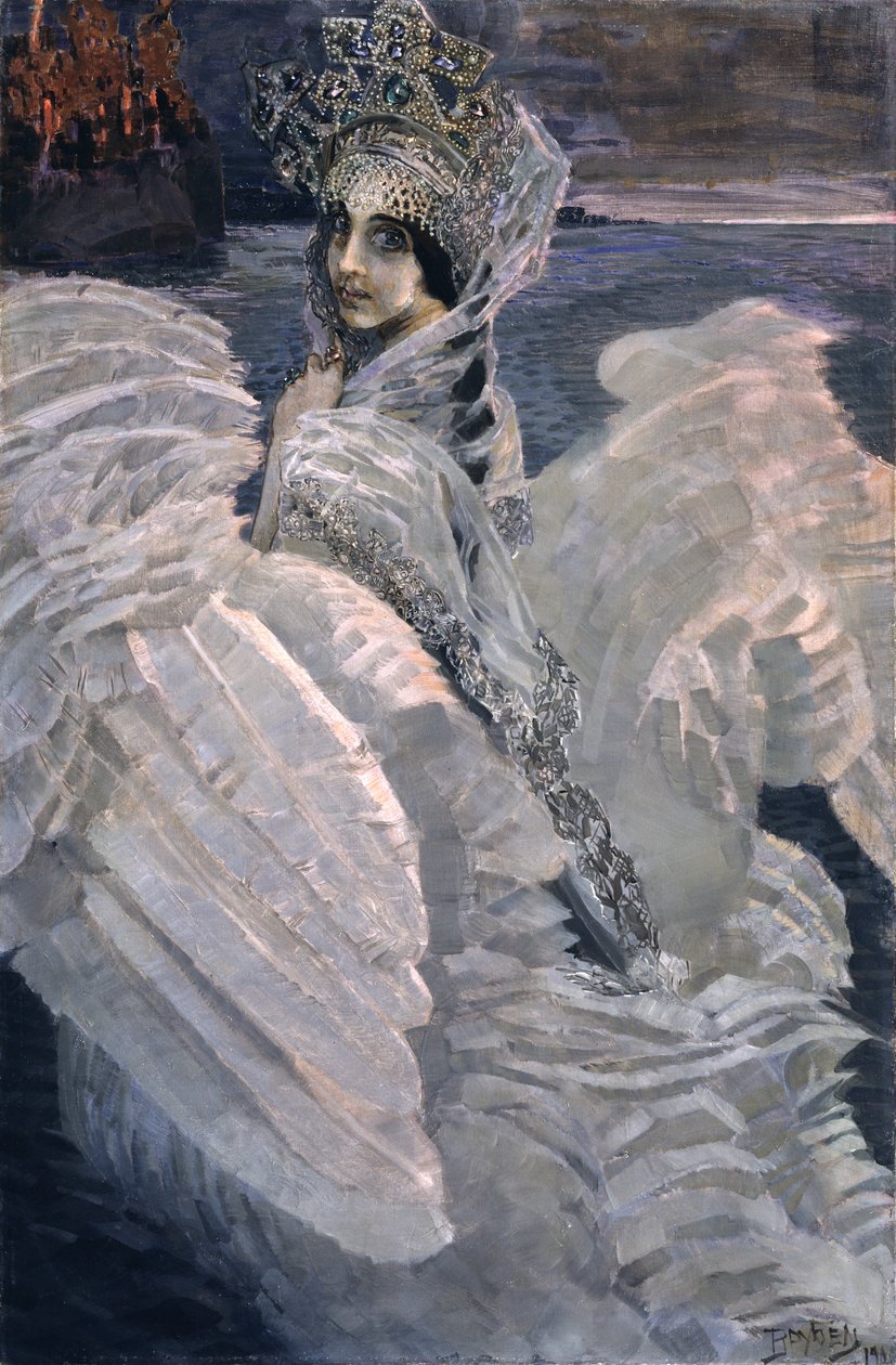 Princezna Swan, 1900 od Mikhail Aleksandrovich Vrubel