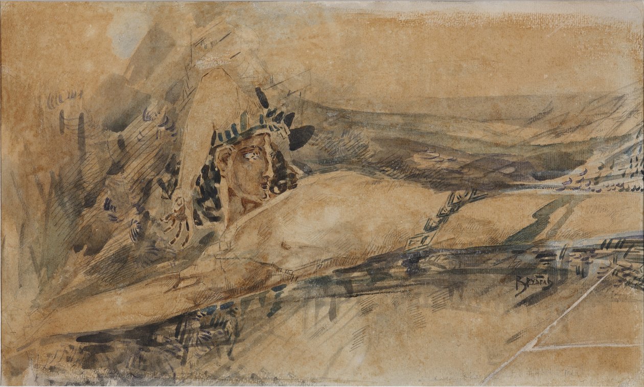 Svržení démona, 1901 od Mikhail Aleksandrovich Vrubel