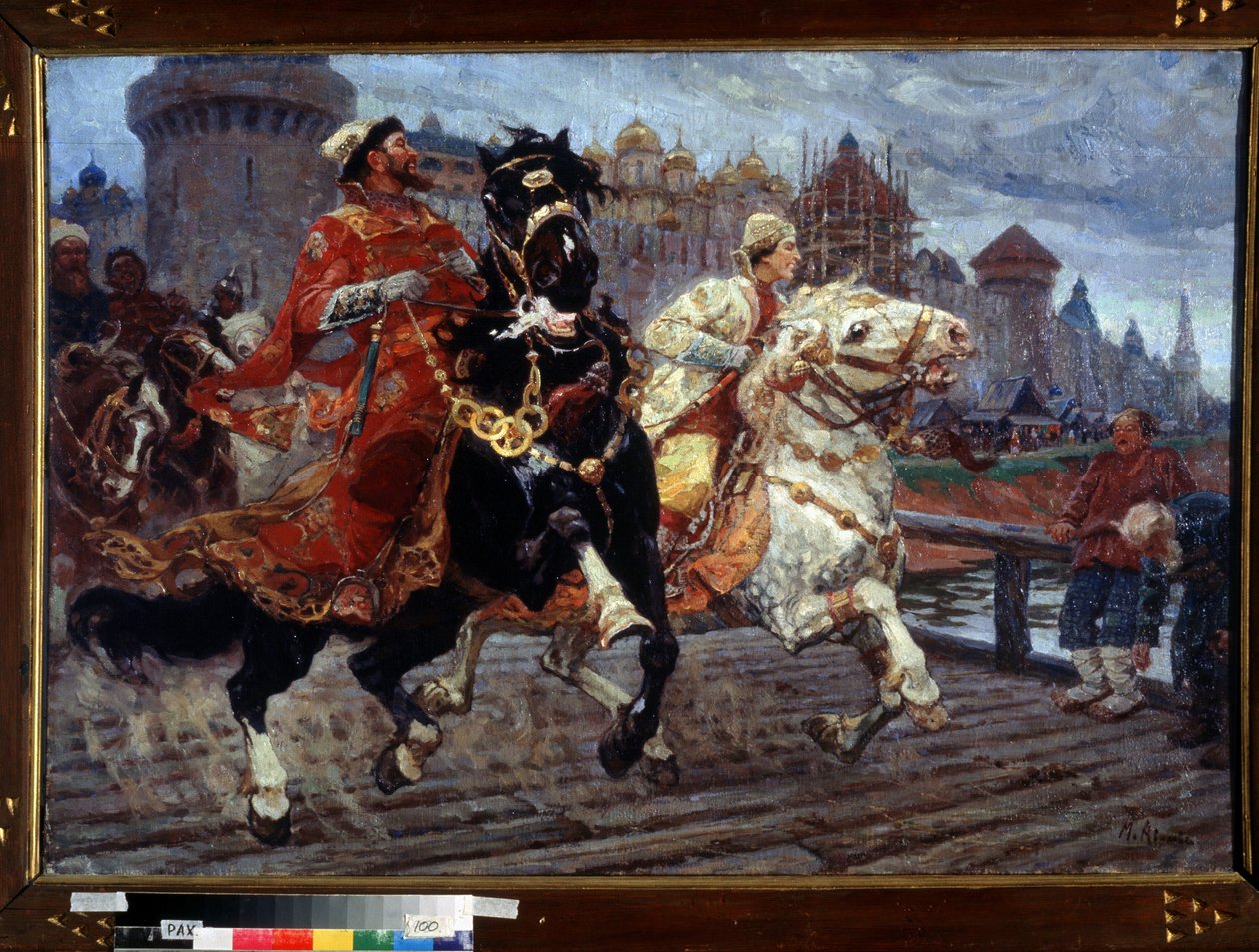 Mládí cara Ivana Hrozného (Ivan IV. Ruský) od Mikhail Ivanovich Avilov
