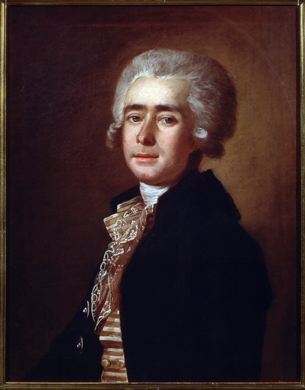 Portrét skladatele Dmytra Bortnianského (1751-1825) (Portrét skladatele Dmitrije Bortnianského). Obraz Michaila Ivanoviče Belského (1753-1794). Olej na plátně, 65,7 x 52,3 cm od Mikhail Ivanovich Belsky