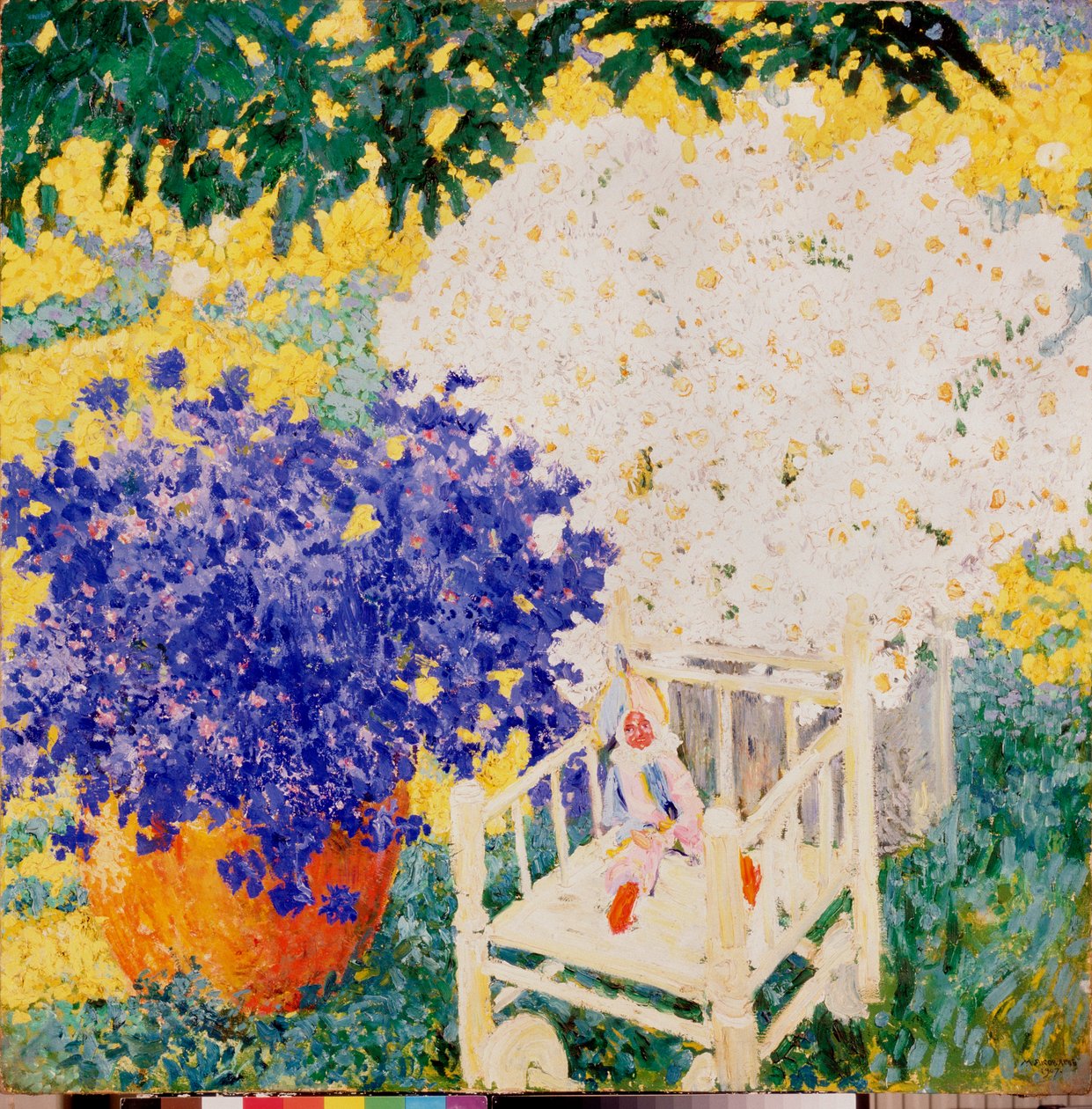 Une poupee (panenka) - obraz Michaila Nikolajeviče Jakovleva (1880-1942), olej na plátně od Mikhail Nikolayevich Yakovlev