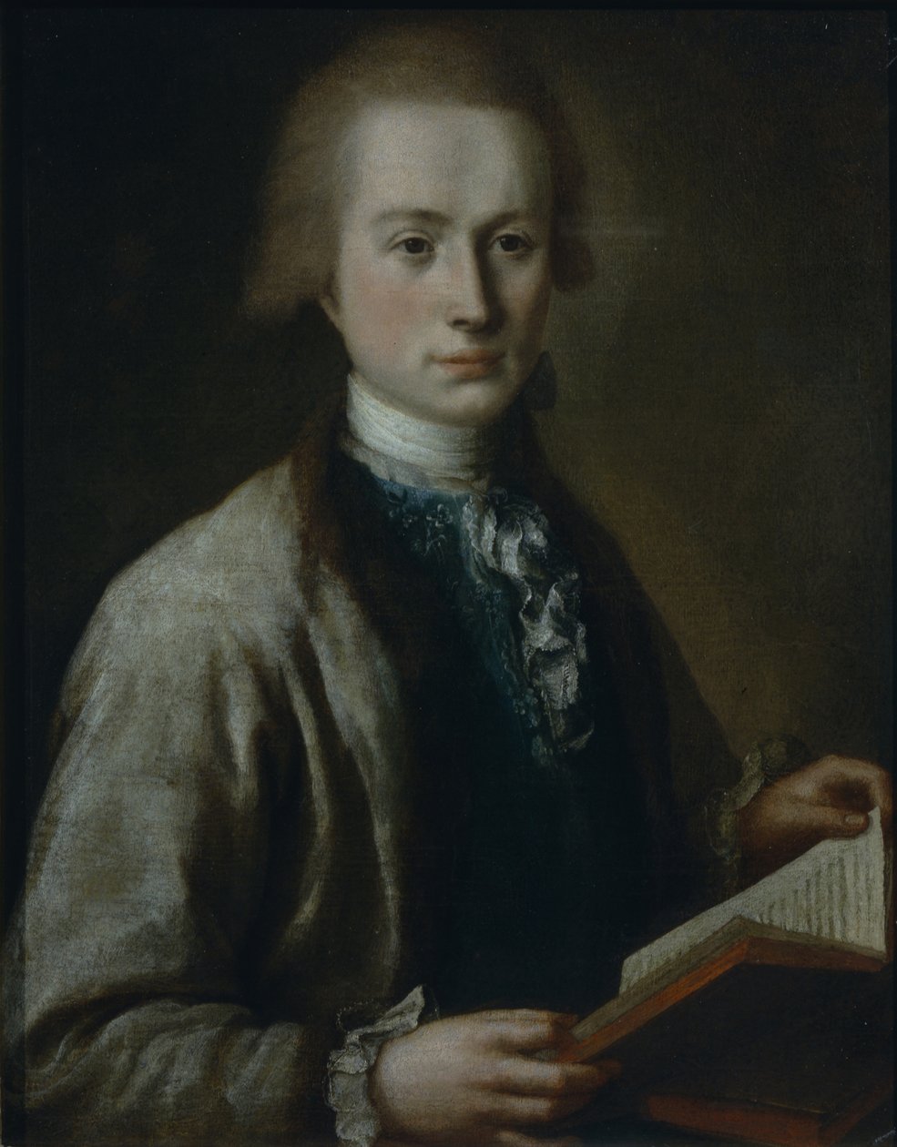 Portrét Alexeje Grigorieviče Spiridova 1753-1828, 1772 od Mikhail Shibanov