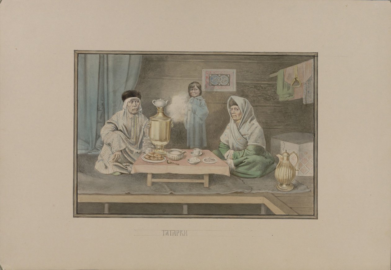 Tatarské ženy, 1862. od Mikhail Stepanovich Znamensky