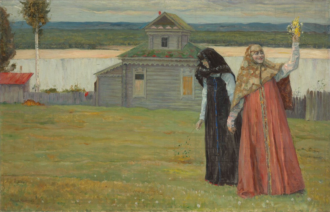 Dvě sestry od Mikhail Vasilievich Nesterov