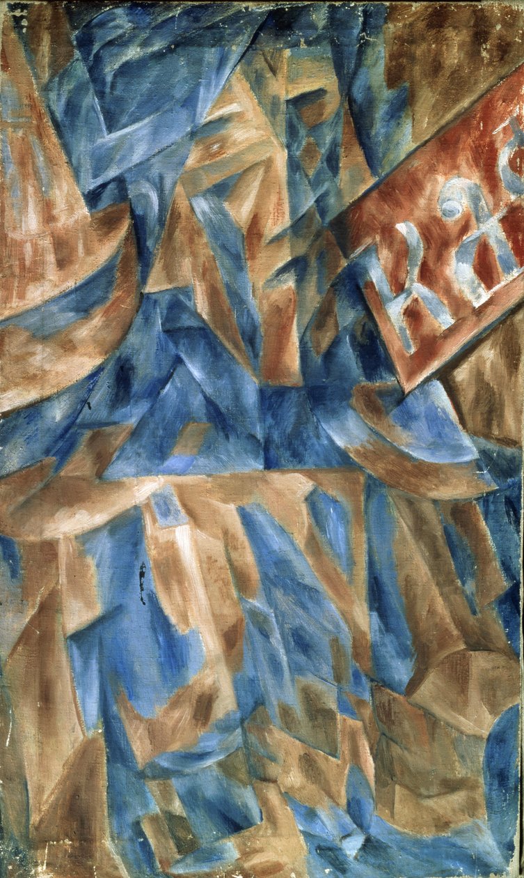 Dáma v kavárně, 1910 od Mikhail Vasilyevich Le Dantyu