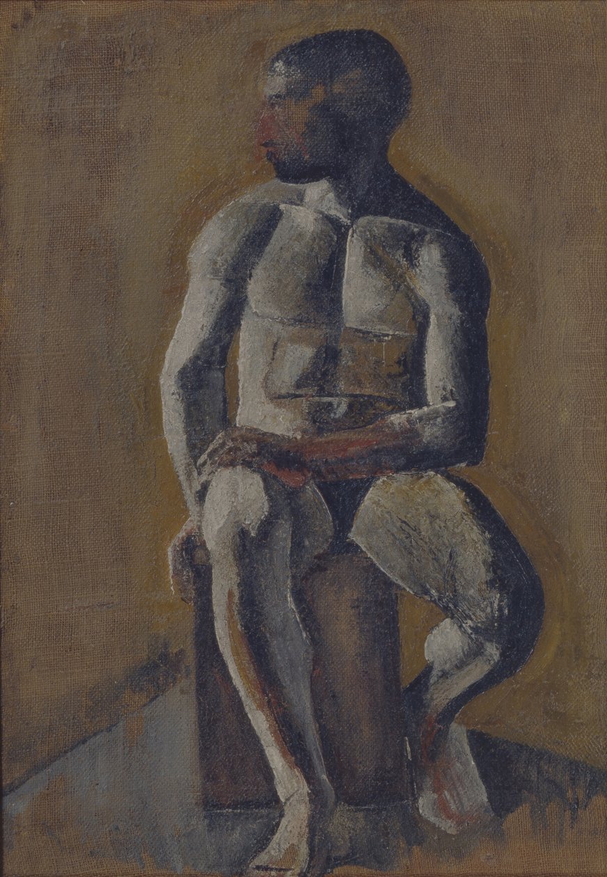 Portrét Kirilla Zdeneviče 1892-1969, 10. léta 20. století od Mikhail Vasilyevich Le Dantyu