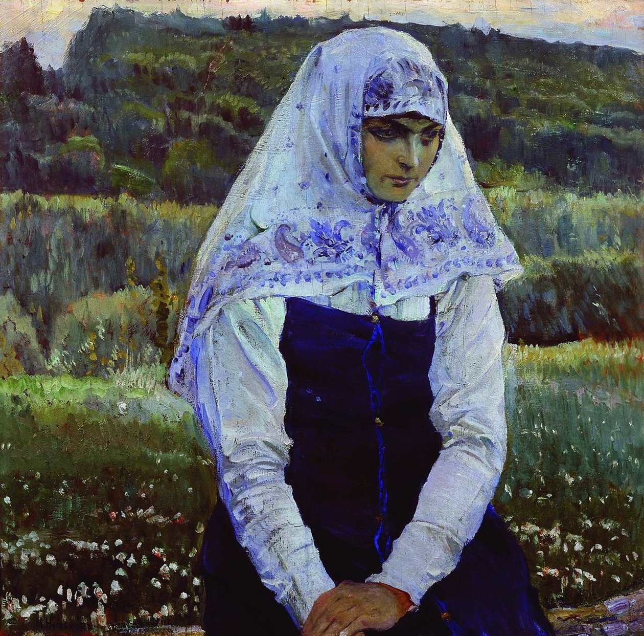 Kristova nevěsta od Mikhail Vasilievich Nesterov