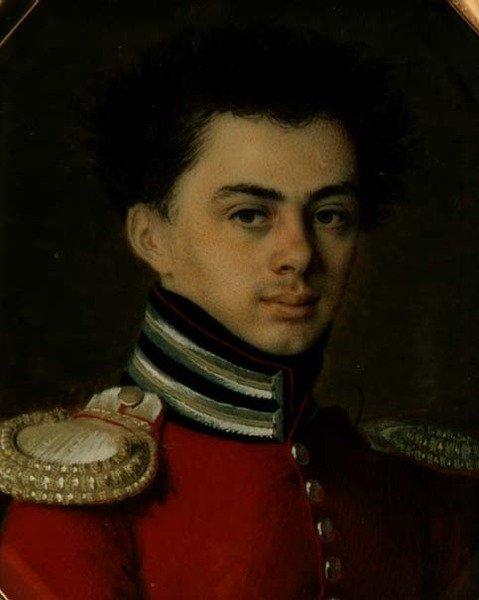 Portrét Nikolaje Šepeleva (nar. 1798) od Mikhail Zatsepin