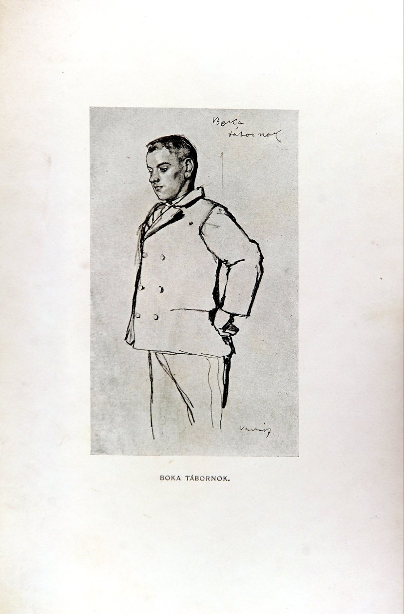 Ilustrace ve Ferencu Molnárovi- Paul Street Boys od Miklós Vadász