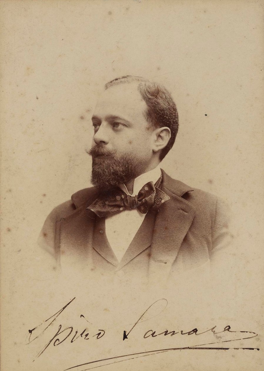 Portrét skladatele Spyridona Samarase 1861-1917, cca 1894. od Milano . Guigoni and Bossi