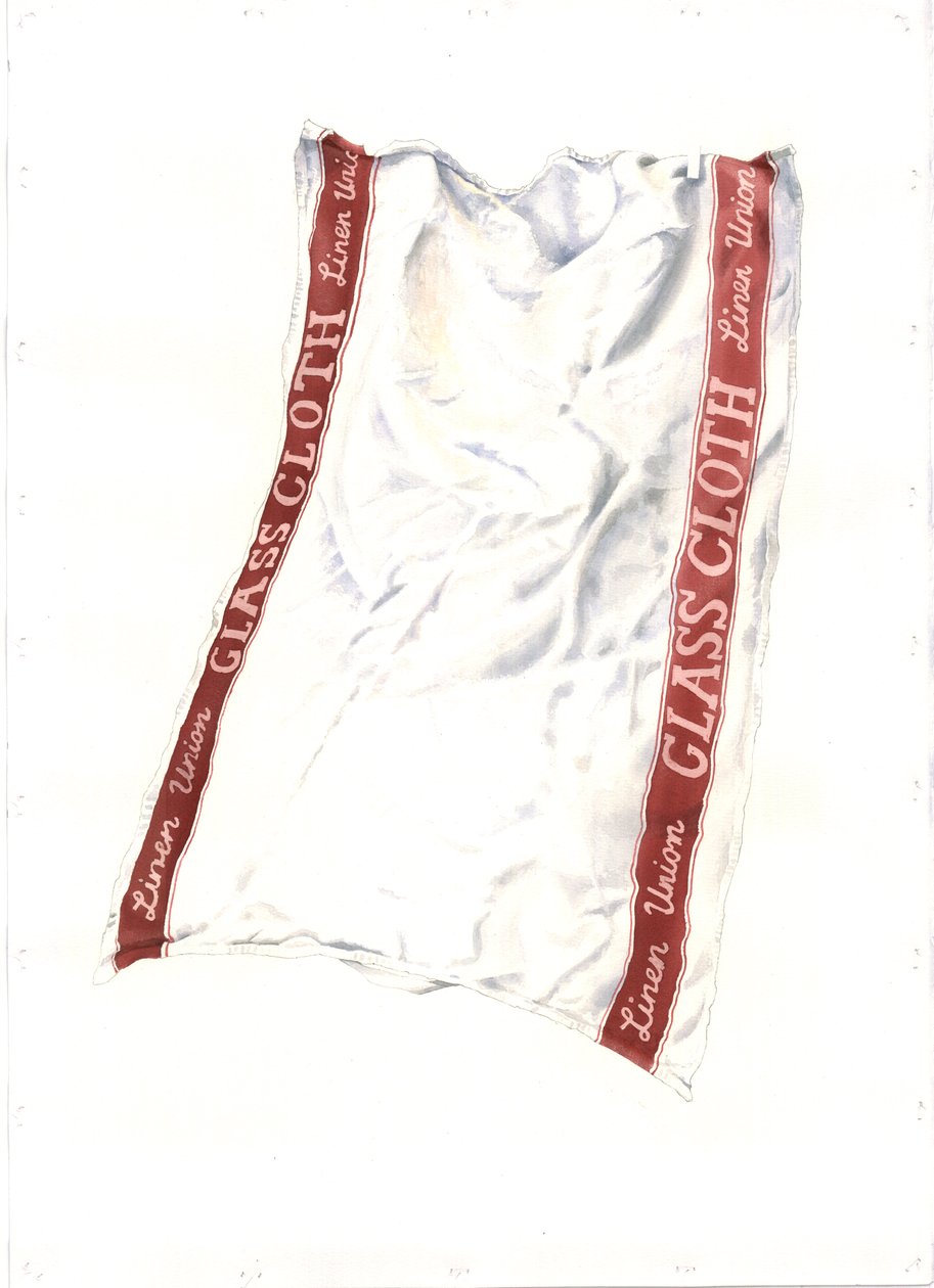 Glass Cloth, 2004 (wc na papíře) od Miles Contemporary Artist Thistlethwaite