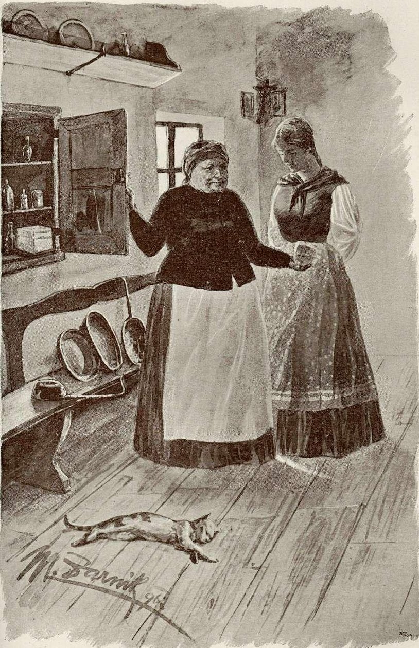  Ilustrace Finzgarovy básně Triglavn od Miljutin Zarnik