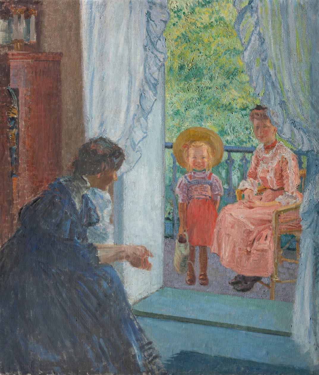 Balkon, 1908 od Milos Jiranek