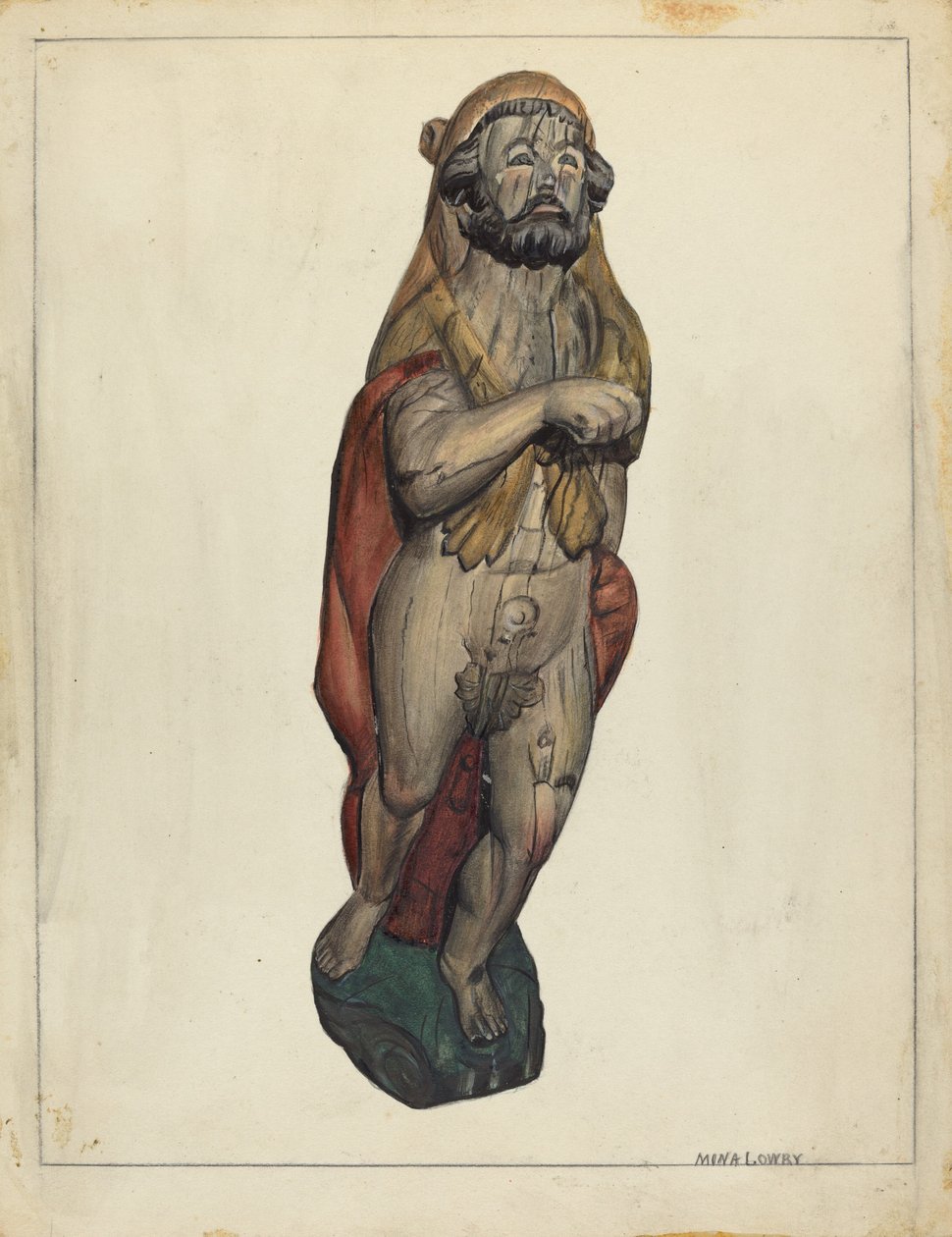 Figurka: Hercules, c. 1940. od Mina Lowry