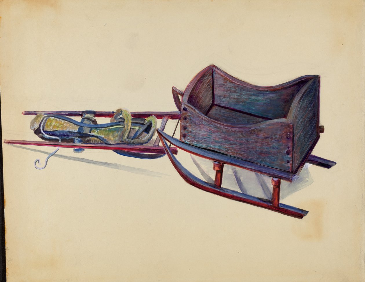 Toy Sáně, c. 1936. od Mina Lowry