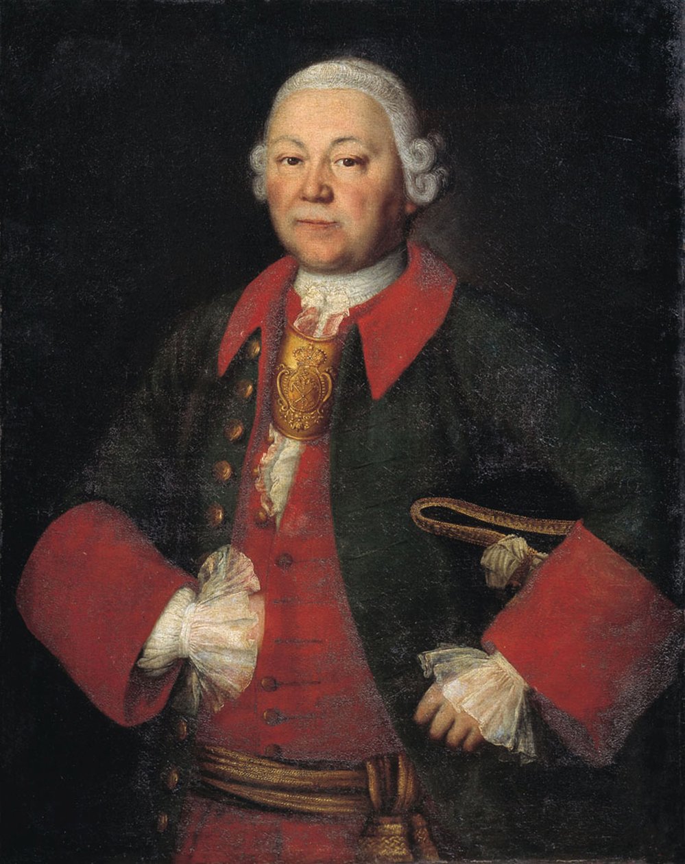 Portrét hraběte Ivana Terentieviče Meshchersky, 1756 od Mina Lukich Kolokolnikov