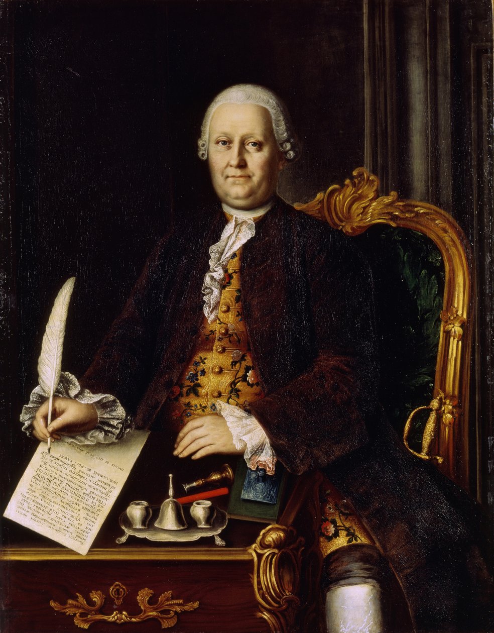 Portrét Sávy Jakovleviče Jakovleva 1713-1784, 1767 od Mina Lukich Kolokolnikov
