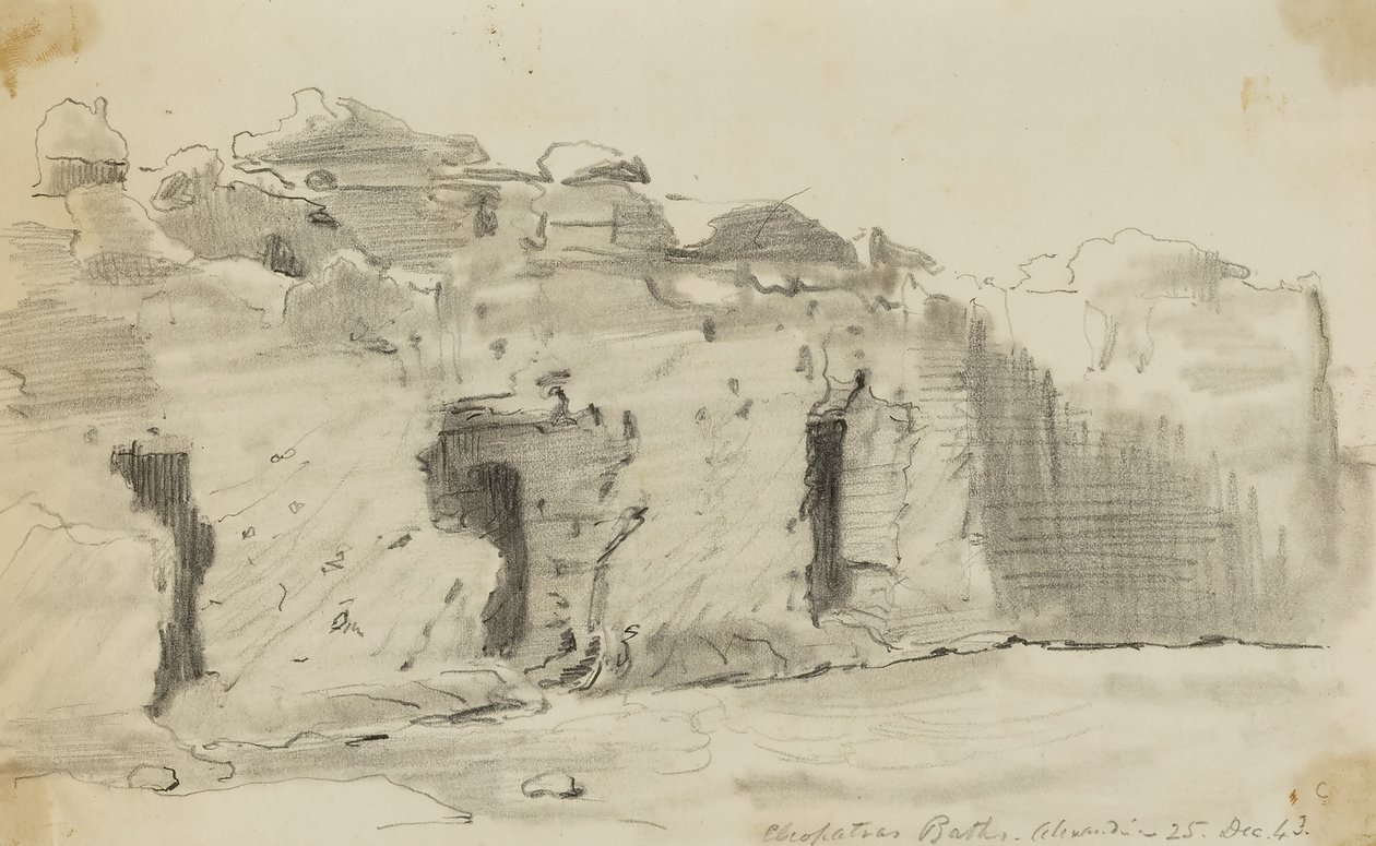 Kleopatřiny lázně, Alexandrie od Miner Kilbourne Kellogg