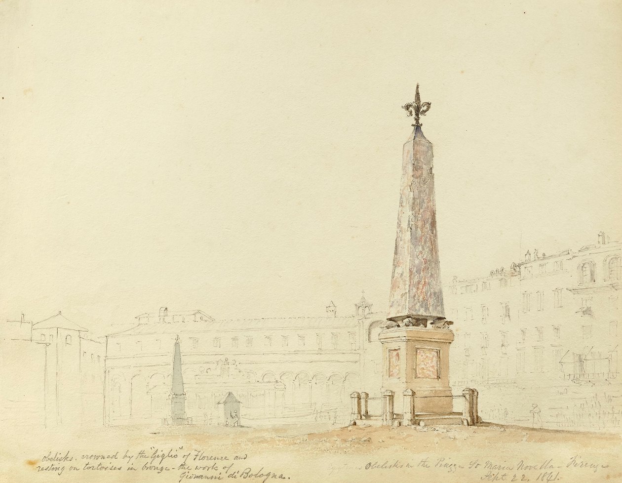 Florencie, St. Maria Novella, Itálie od Miner Kilbourne Kellogg