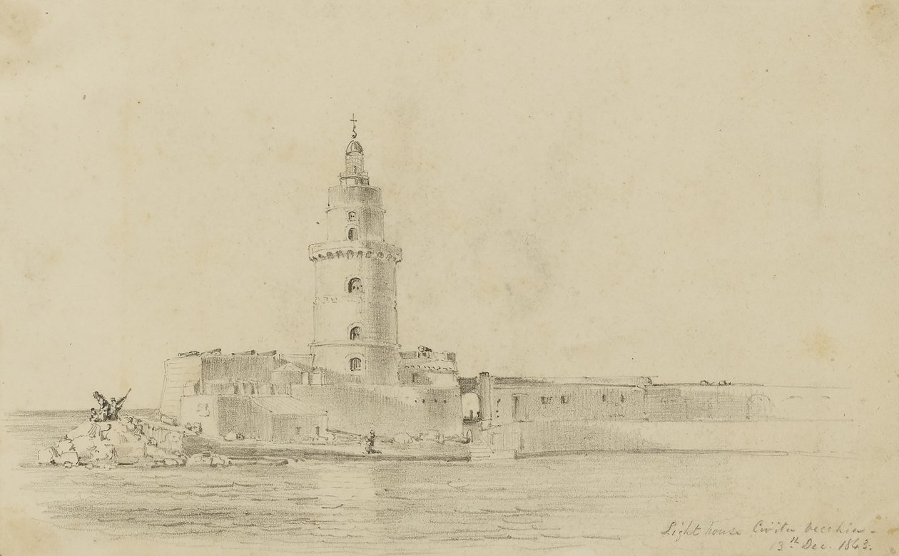 Maják, Civitavecchia od Miner Kilbourne Kellogg