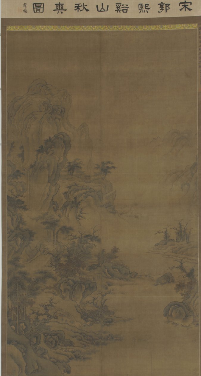 Jasný podzim nad kopci a potoky, cca 1600 od Ming Dynasty Chinese School